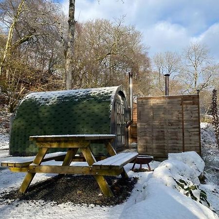 Апартаменты Pine Cosy Winter Cabin - Hot Tub & Log Burner Бармут Экстерьер фото